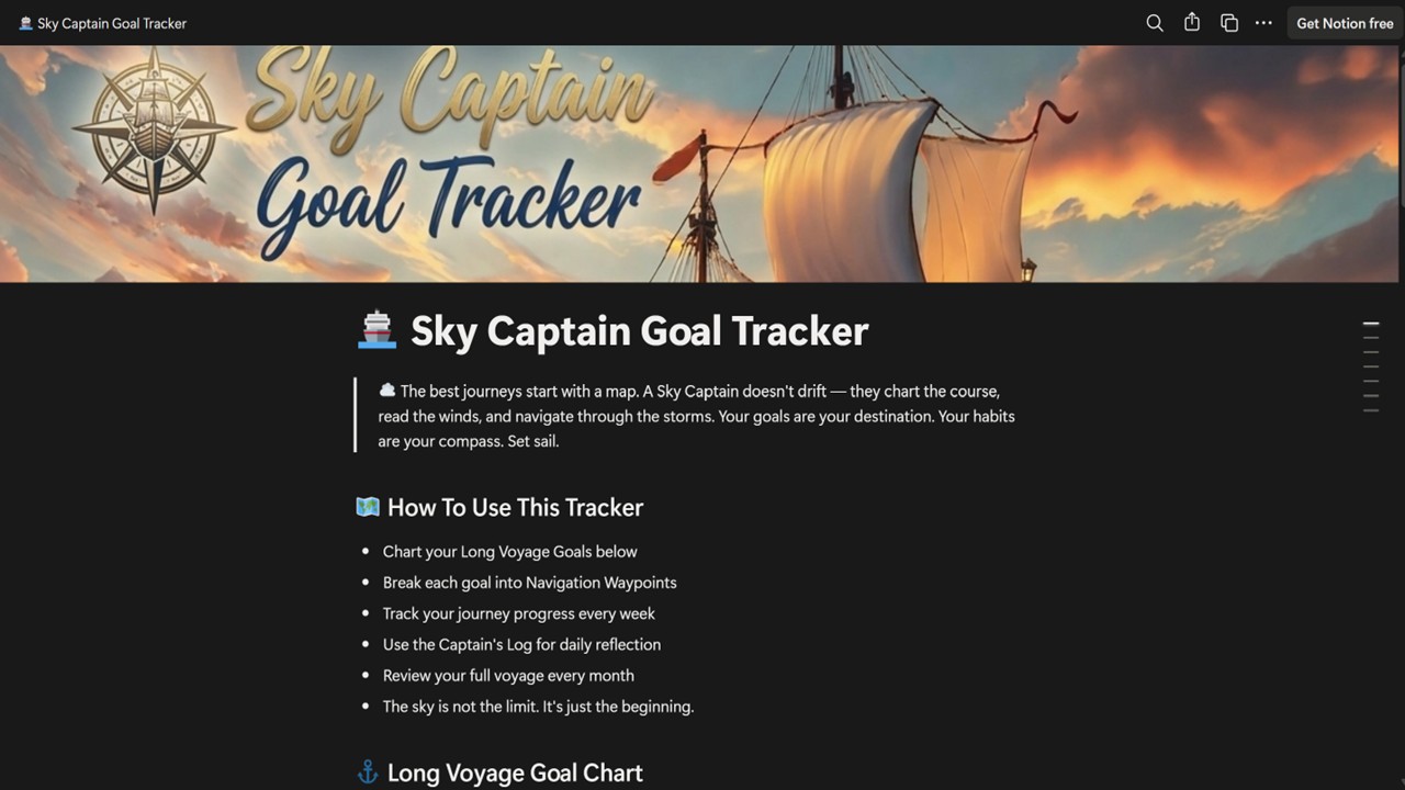 Voyage Notion Template